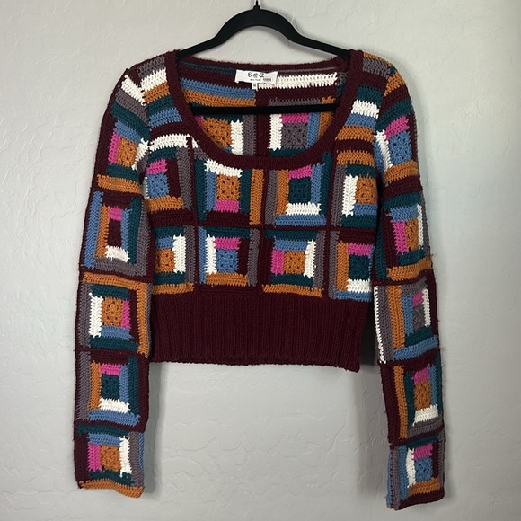 Sea New York Camryn Crochet Sweater - Picture 3 of 8